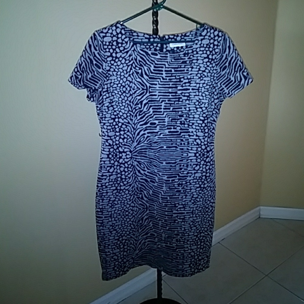 Black and grey Calvin Klein dress